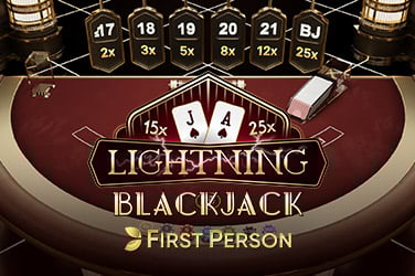 First Person Lightning Blackjack